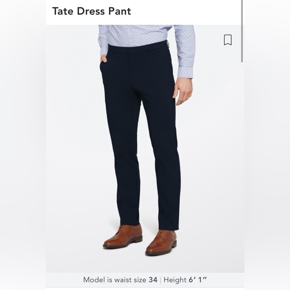 Tommy Hilfiger Navy Men’s Stretch Tate Dress Pants 34 X 30 NWT - Picture 11 of 11